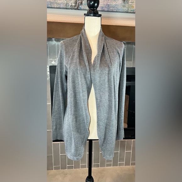 Ella Moss open front gray cardigan Size Small - Picture 1 of 4